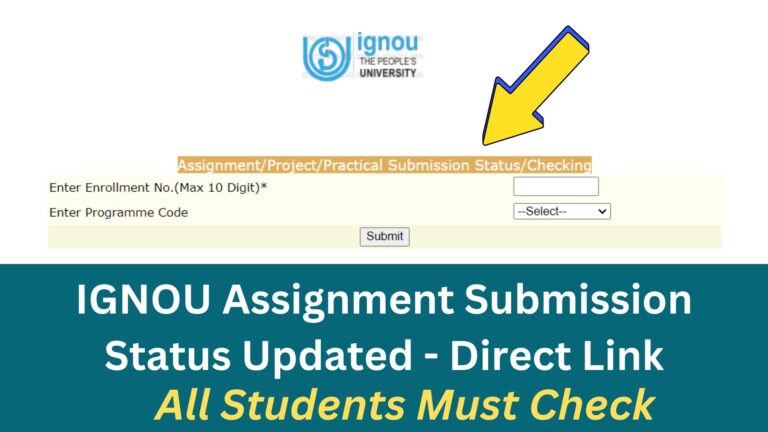 IGNOU Assignment Front Page PDF for December 2024 Exam