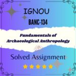 BANC 134 Solved Assignment - Fundamentals of Archaeological Anthropology
