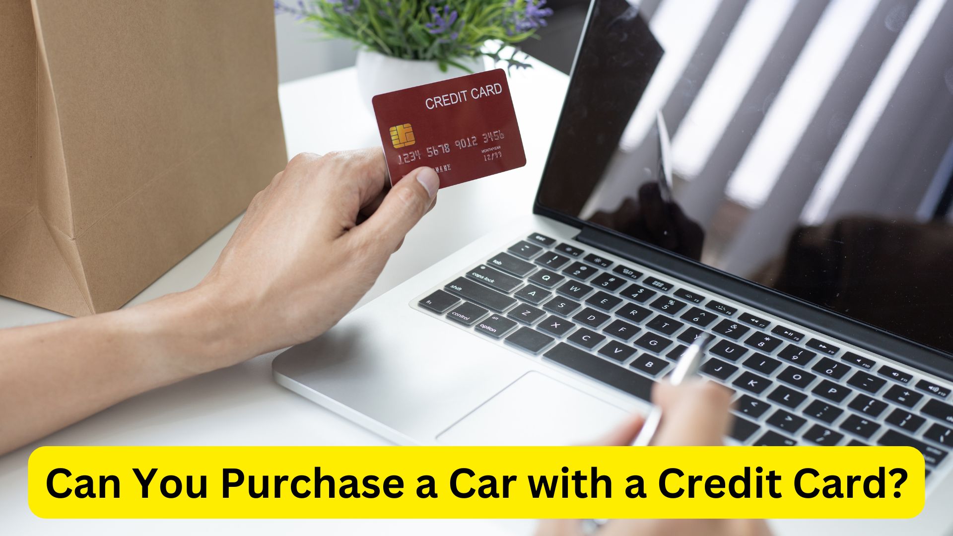 Can You Purchase A Car With A Credit Card