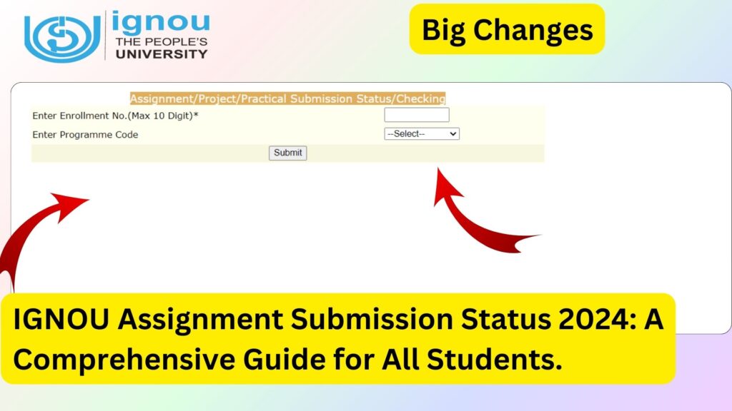 IGNOU Assignment Submission Status 2024: A Comprehensive Guide for All Students