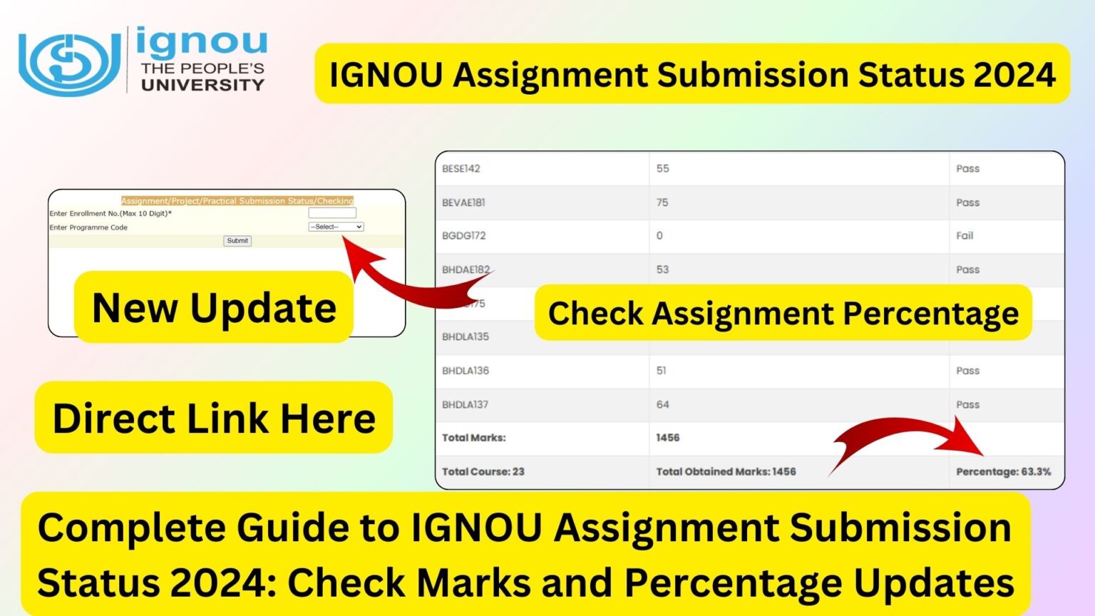Ignou id card download 2025 direct link to download