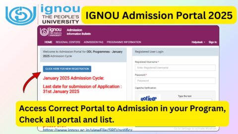 IGNOU Admission Portal 2025: A Complete Guide to Seamless Enrollment