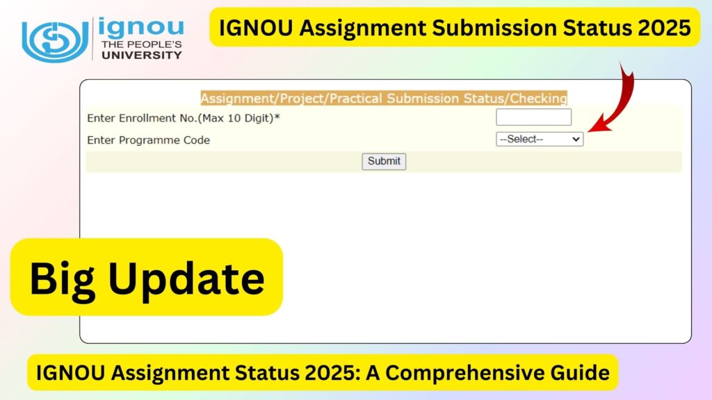 IGNOU Assignment Status 2025: A Comprehensive Guide