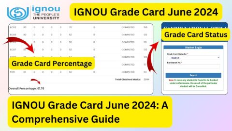 IGNOU Grade Card June 2024: A Comprehensive Guide