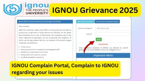 IGNOU Grievance 2025: A Complete Guide to Resolving Student Issues