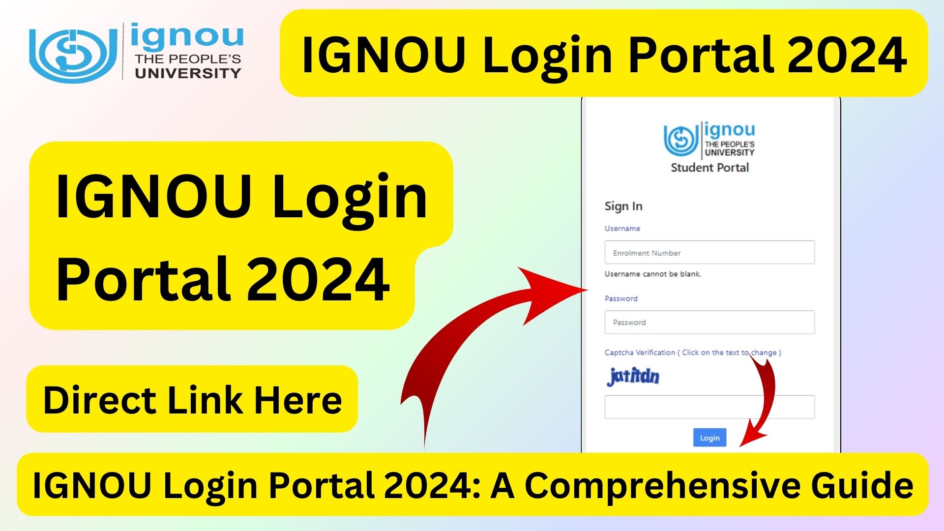 IGNOU Login Portal 2024 A Comprehensive Guide