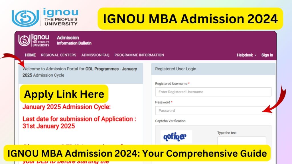 IGNOU MBA Admission 2024: Your Comprehensive Guide