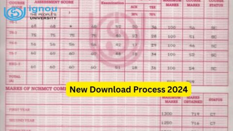 IGNOU Marksheet Download 2024: A Complete Guide