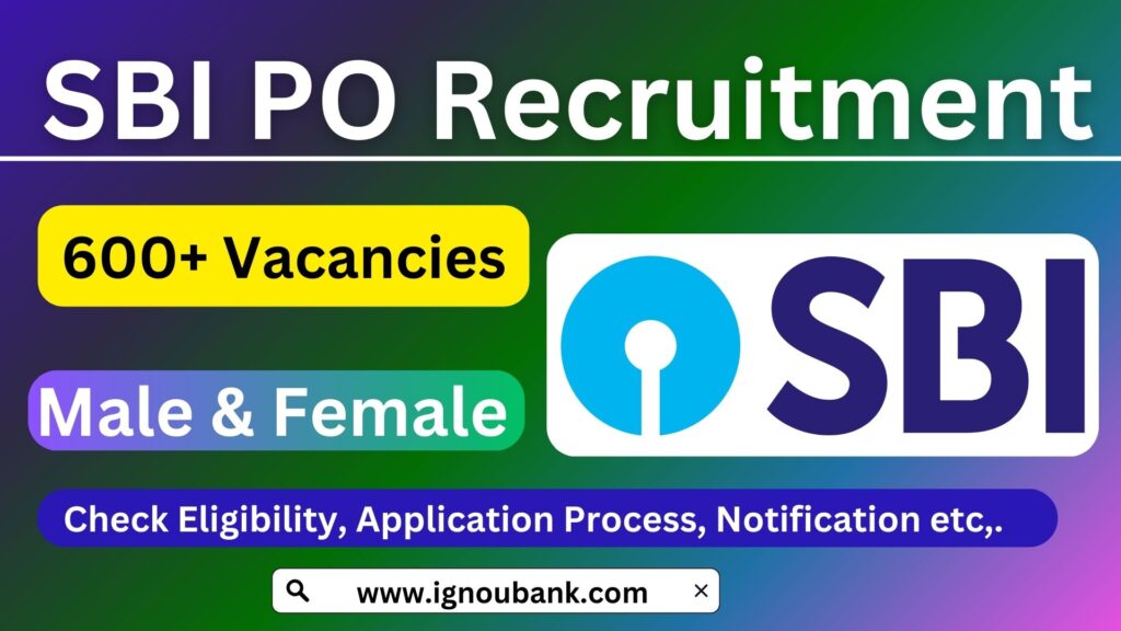 State Bank of India, SBI PO Recruitment 2024: 600 Vacancies - Apply Online Now!
