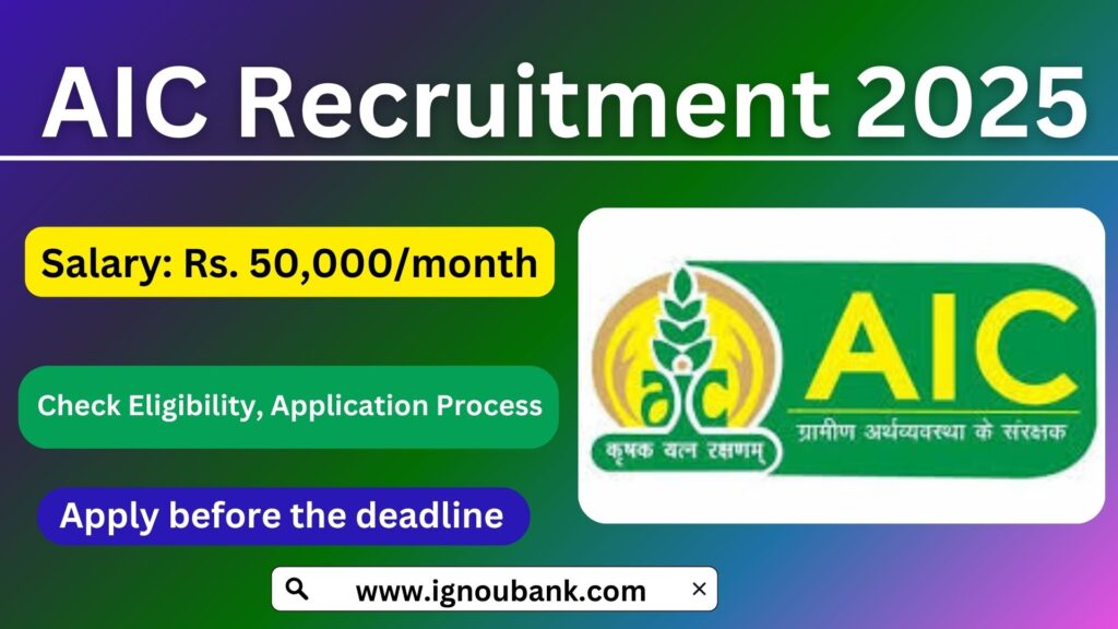 AIC Recruitment 2025: Apply Online for Management Trainee Positions