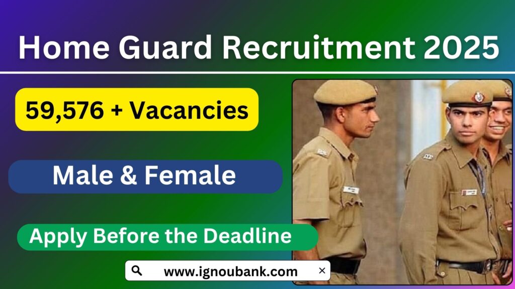 Home Guard Recruitment 2025: Eligibility, Salary, and Selection Process