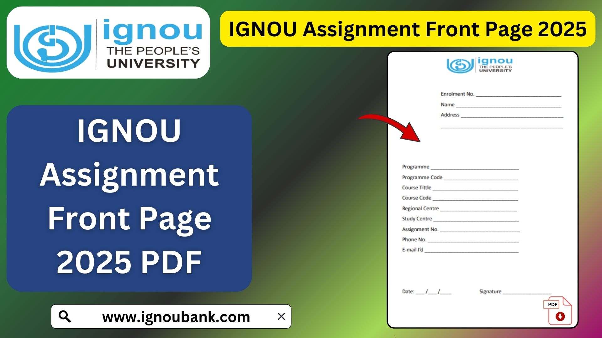Ignou hall ticket download 2025 step by step guide