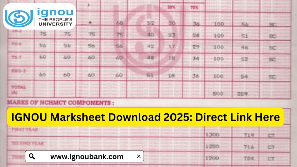 Ignou result 2025 how to check your results online
