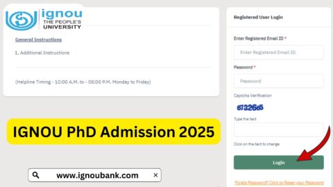 IGNOU PhD Admission 2025: A Comprehensive Guide