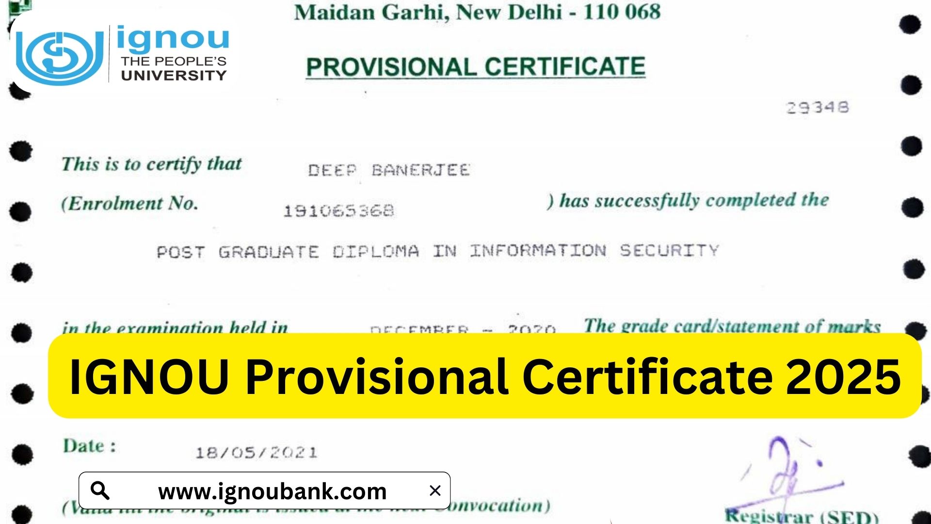 IGNOU Provisional Certificate 2025: Everything You Need to Know