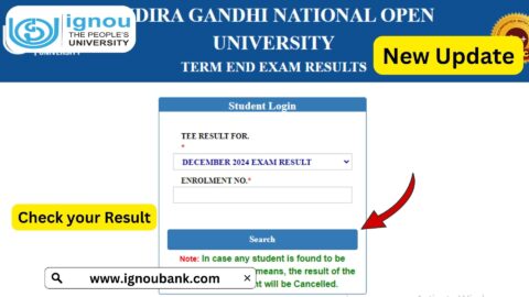 IGNOU Result December 2024 Out! Easy Guide to Access Your Scores