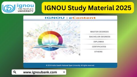 IGNOU Study Material 2025: Download Free Resources Now