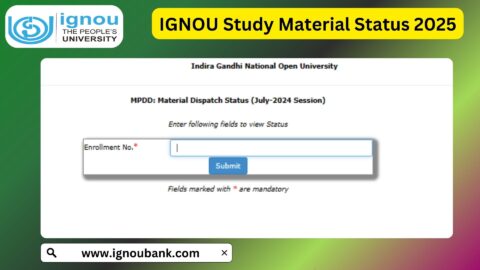 IGNOU Study Material Status 2025: Tips to Access Your Study Resources