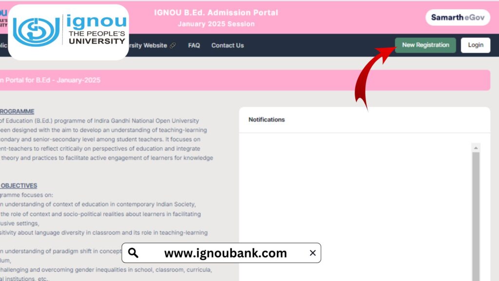 Ignou Pre Bed Syllabus