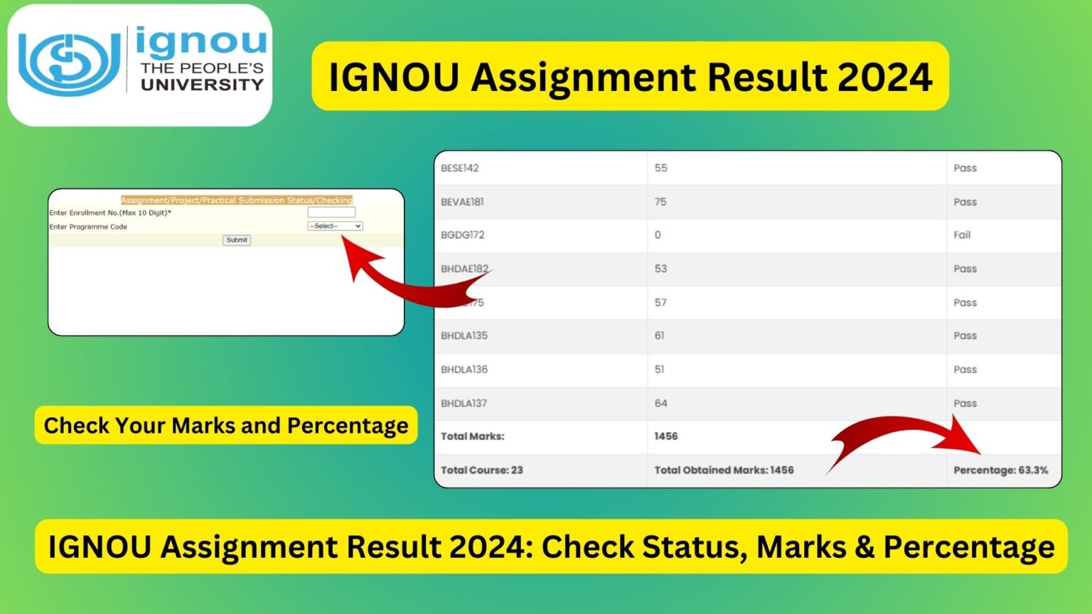 Ignou degree delivery portal 2025 check your degree status online