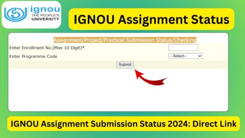 IGNOU Assignment Status 2024: Direct Link