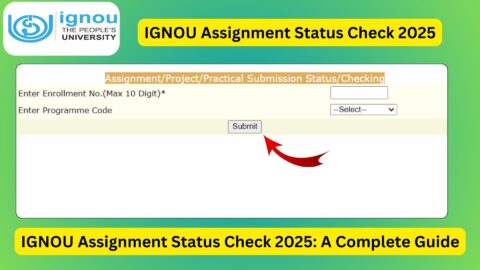 IGNOU Assignment Status Check 2025: A Complete Guide