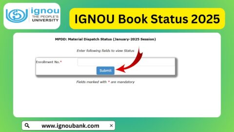 IGNOU Book Status 2025: How to Track Your Study Material Dispatch