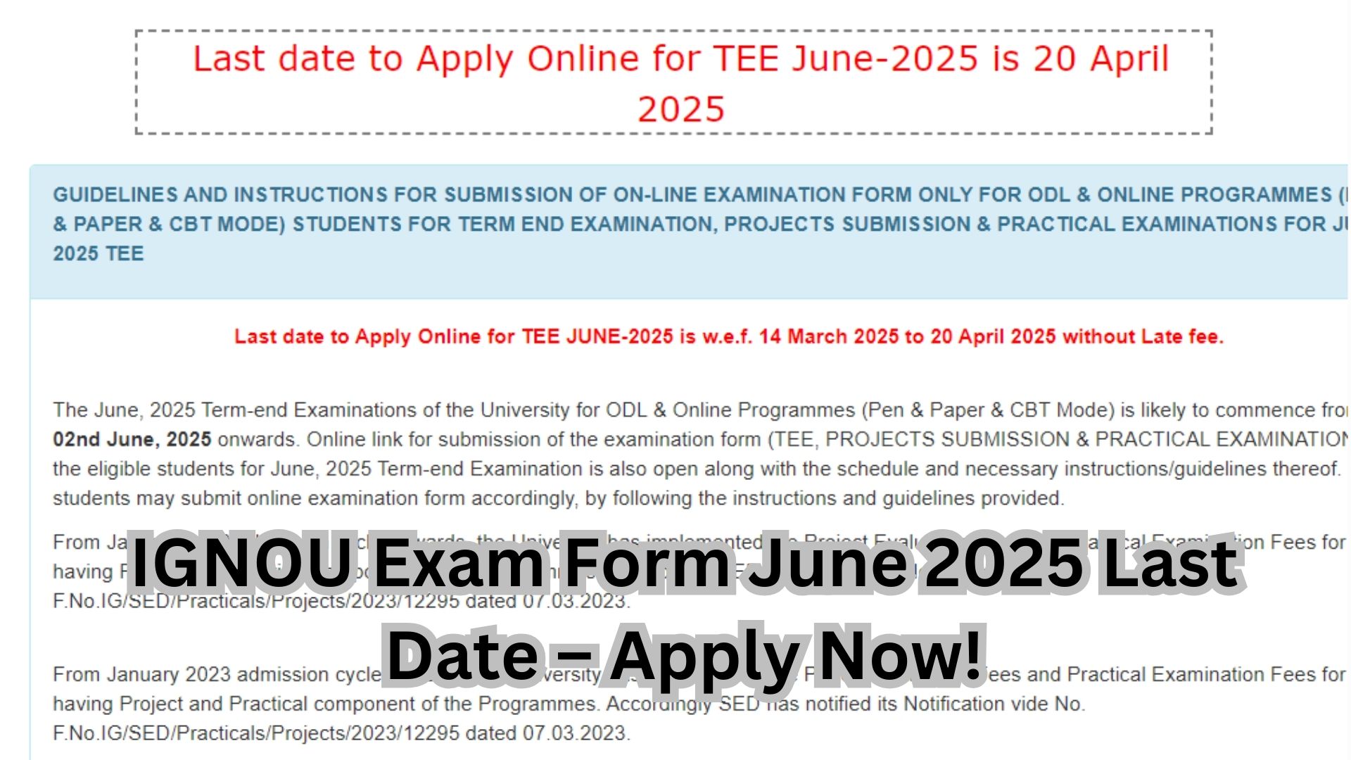 Ignou assignment submission last date 2025 complete guide for students
