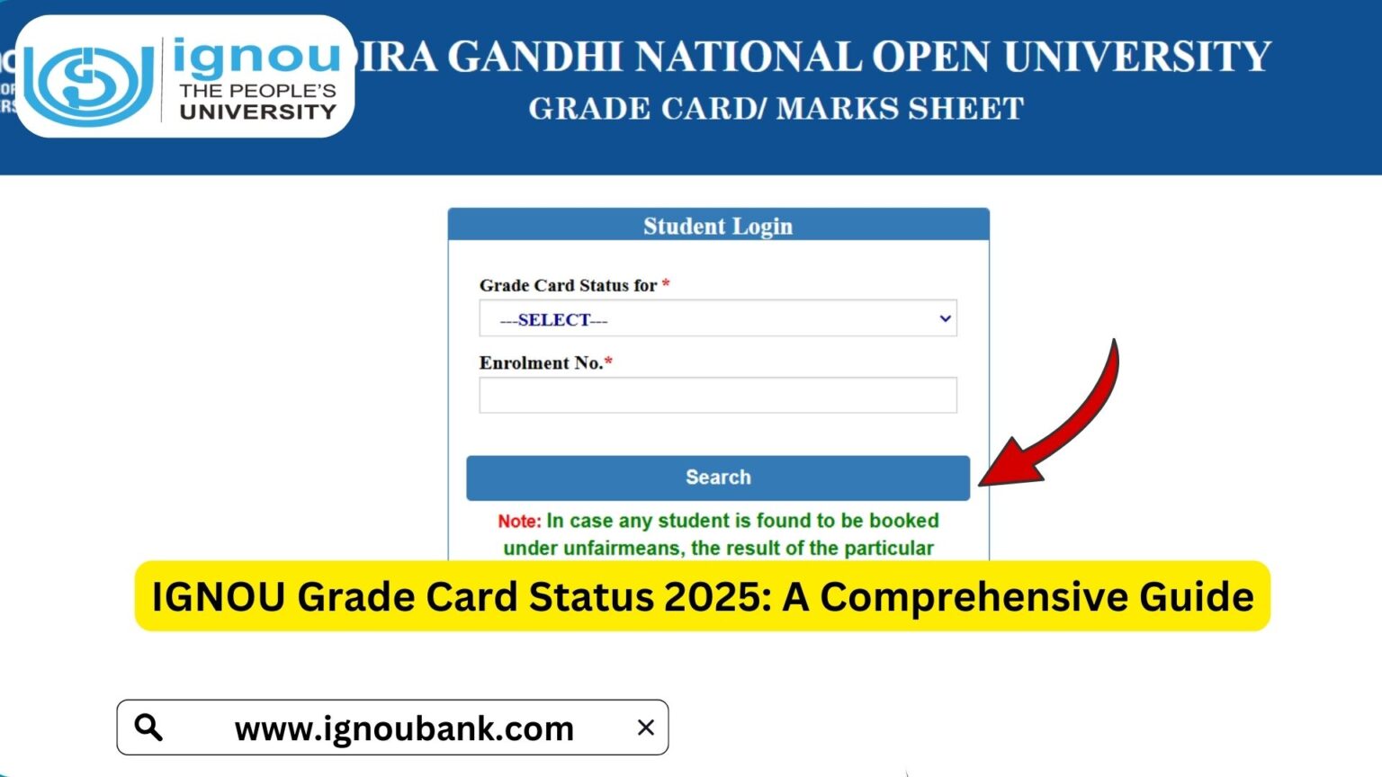 Ignou Project Submission Status