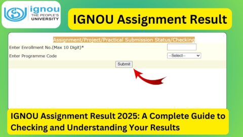 IGNOU Assignment Result 2025: A Complete Guide to Checking and Understanding Your Results