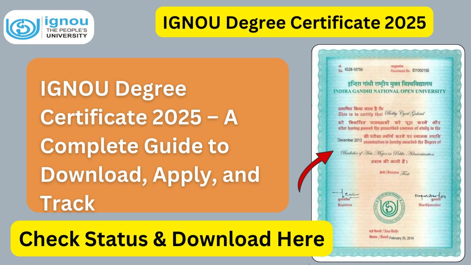 Ignou admit card download 2025 step by step guide to access your hall