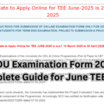 IGNOU Examination Form 2024: A Complete Guide for June TEE 2025 5 IGNOU Examination Form 2024: A Complete Guide for June TEE 2025