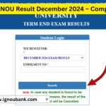 IGNOU Result December 2024 – Complete Guide 1 IGNOU Result December 2024 – Complete Guide