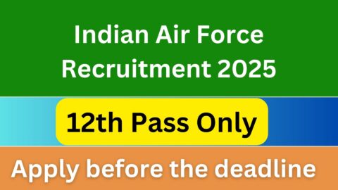 Indian Air Force Recruitment 2025 – Apply Online for AFCAT & Agniveervayu