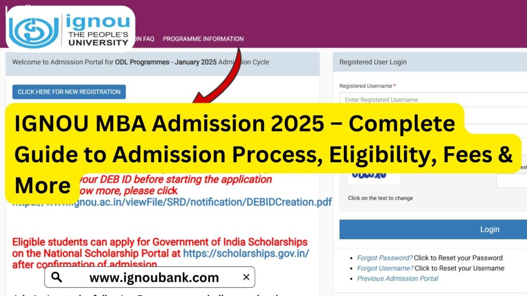 IGNOU MA Admission 2025 – Complete Guide, Application Process, Eligibility & Important Dates