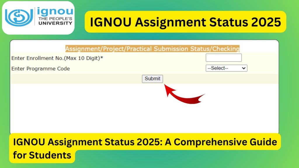 IGNOU Assignment Status 2025: A Comprehensive Guide for Students