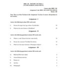 BHIC 101 Solved Assignment 2025-26