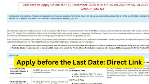 IGNOU Exam Form 2025 – Complete Step-by-Step Guide for Students