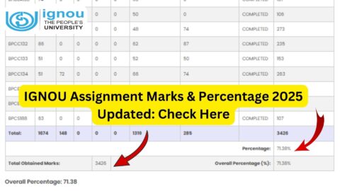 IGNOU Assignment Marks Check 2025: Complete Guide for Students
