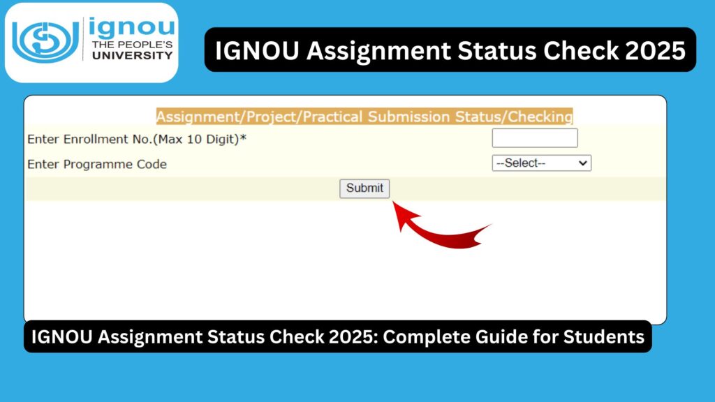 IGNOU Assignment Status Check 2025: Complete Guide for Students