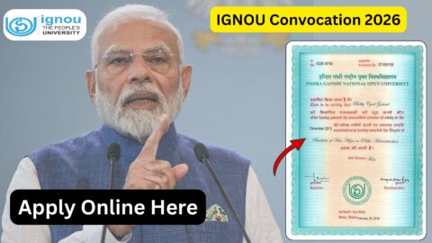 IGNOU Convocation 2026: Complete Guide, Eligibility, Registration, Fees, and Important Instructions