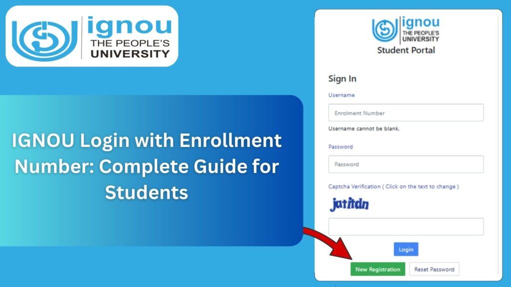 IGNOU Login with Enrollment Number: Complete Guide for Students