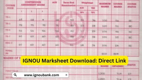 IGNOU Marksheet Download: Complete Guide to Access, Track, and Understand Your Marksheet