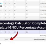IGNOU Percentage Calculator: Complete Guide to Calculate IGNOU Percentage Accurately 4 IGNOU Percentage Calculator: Complete Guide to Calculate IGNOU Percentage Accurately