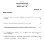 MEG 10 Solved Assignment 2025-26