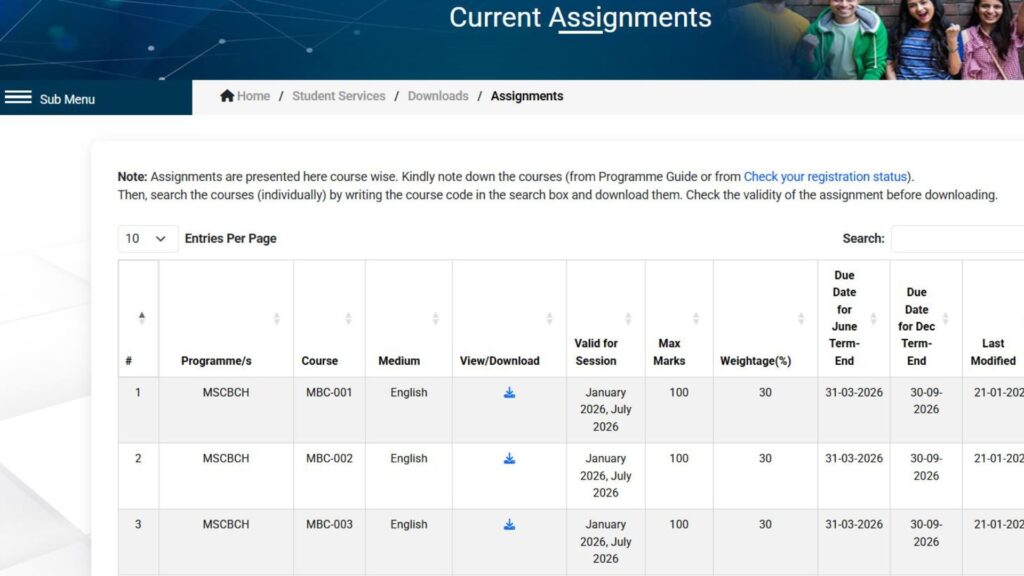 IGNOU Assignment Question Paper 2026: Download, Guidelines, and Complete Student Guide 1 IGNOU Assignment Question Paper 2026: Download, Guidelines, and Complete Student Guide