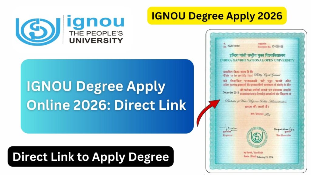 IGNOU Degree Apply 2026: Complete Guide for Online Convocation Registration
