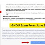 IGNOU Exam Form June 2026 Complete Guide to Apply Online, Last Date, Fees, and Instructions