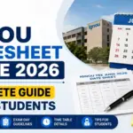IGNOU DateSheet June 2026: Complete Guide for TEE Students