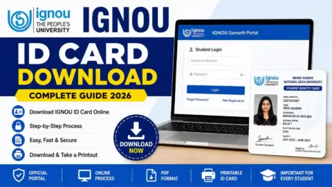IGNOU ID Card Download 2026: Complete Guide to Download IGNOU Student ID Card Online